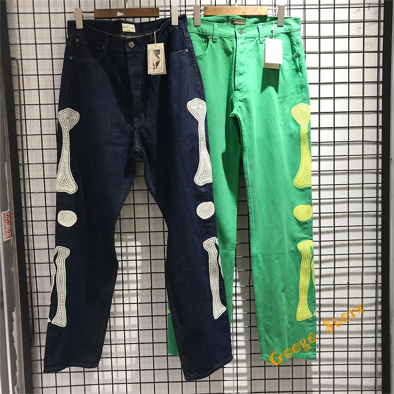 Bone Embroidery Kapital Jeans Men 