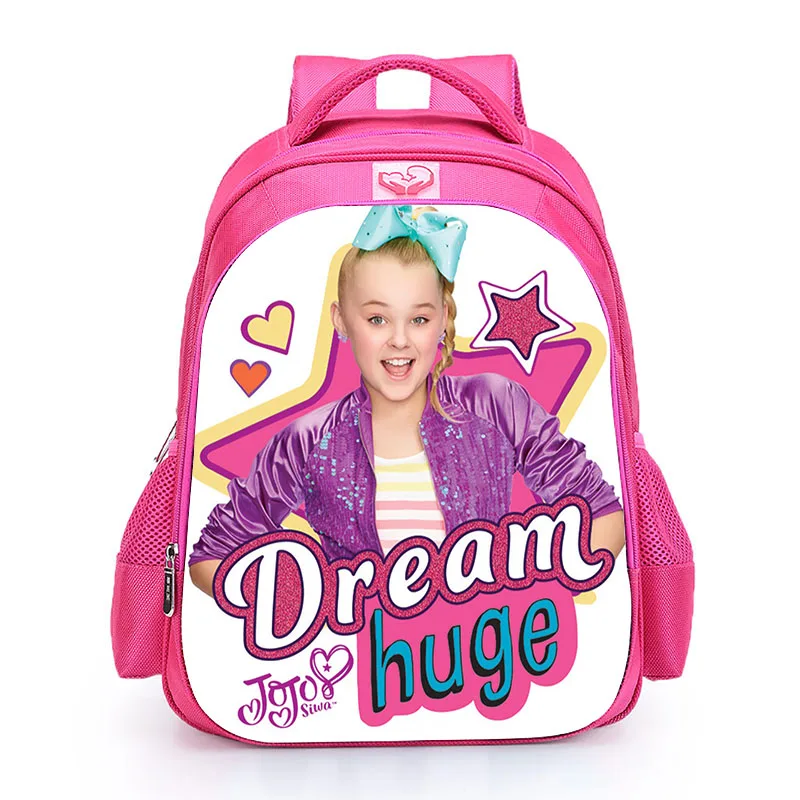 small15 LUOBIWANG Jojo Siwa детские школьные рюкзаки для девочек От 3 до 6 лет, Детская футболка с изображением персонажей видеоигр школьные сумки Водонепроницаемый рюкзак plecak - Цвет: small15