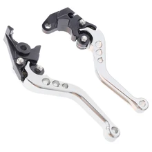 1 пара мотоцикла Короткие тормозные рычаги сцепления Регулируемые Алюминиевые подходят для SUZUKI GSXR600 GSXR1000 09-18