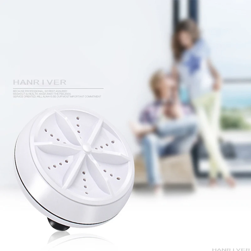 Donirt Mini Washing Machine Portable Personal Rotating Turbine Washer Clothes Washing Machine for Home Business Trip