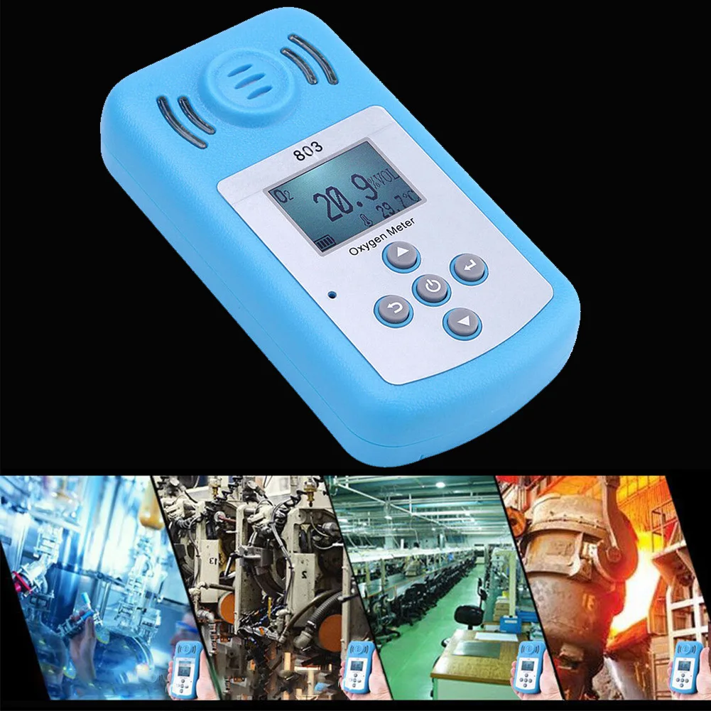 

Detector Micro Control Sound Light Alarm Measuring Metallurgy Mini Gas Analyze Oxygen Meter Home Sensitive Digital Security