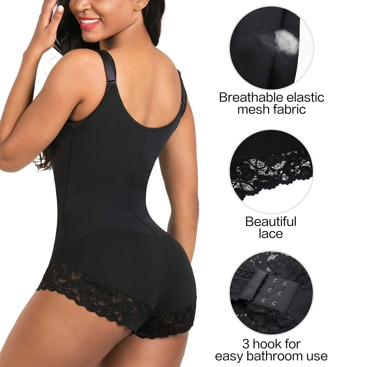 Women Shapewear Reducing Girdles Waist Trainer Tummy Control Fajas Colombian  Abdomen Woman Body Shaper Zipper Open Bust Bodysuit - Shapers - AliExpress