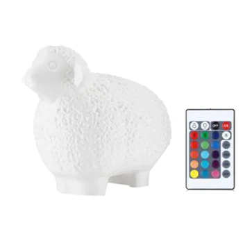 

Creative Fashion Design Sheep Light Remote Control 16 Colors Practical Durable Household Decorations