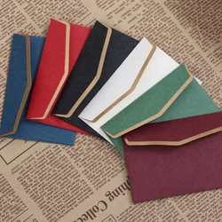 20pcs/lot 10cmX7cm Small Greeting Card Name Card Envelopes Hot Stamping Vintage Western Paper Mini Envelopes