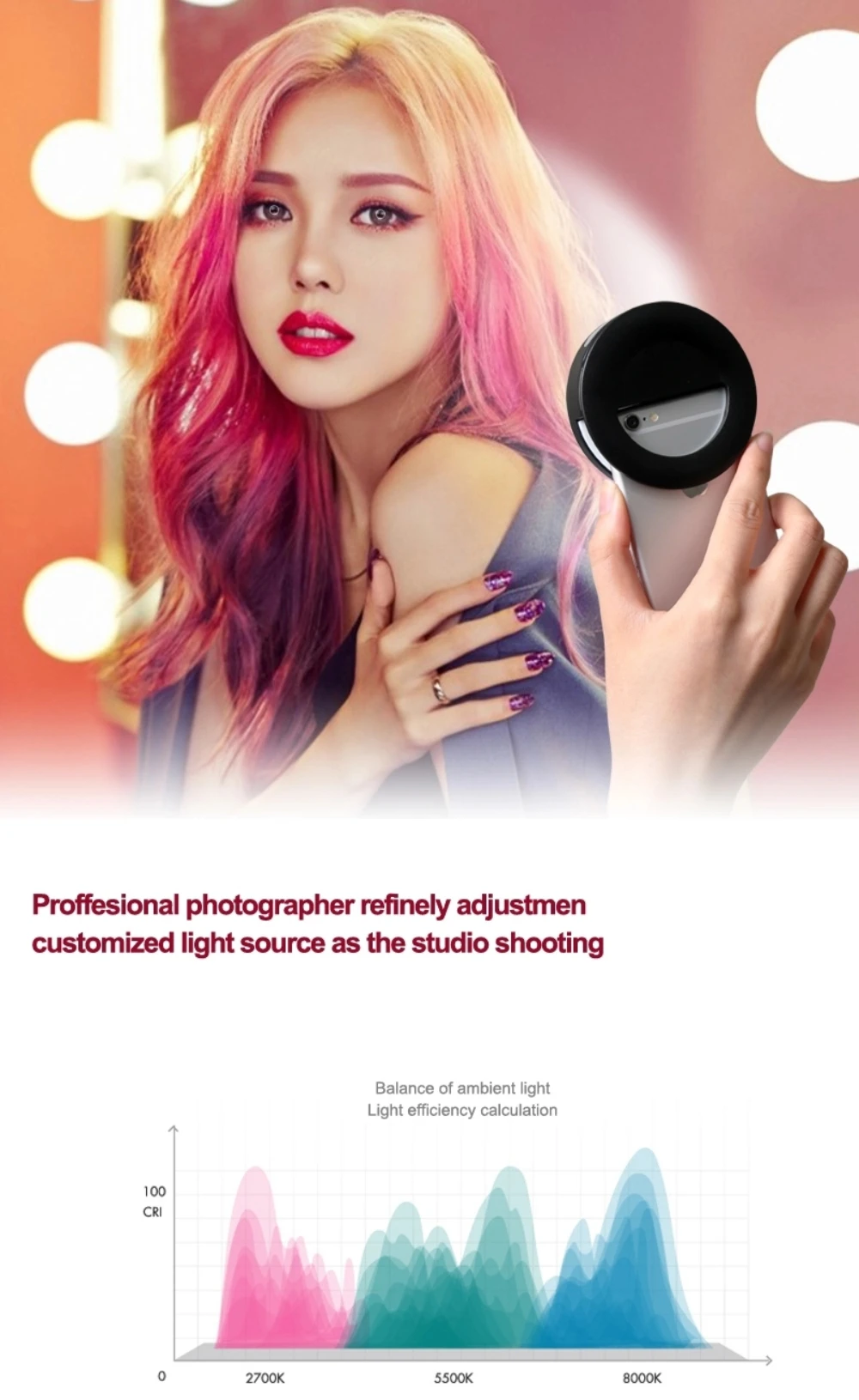 banlance of amblent light