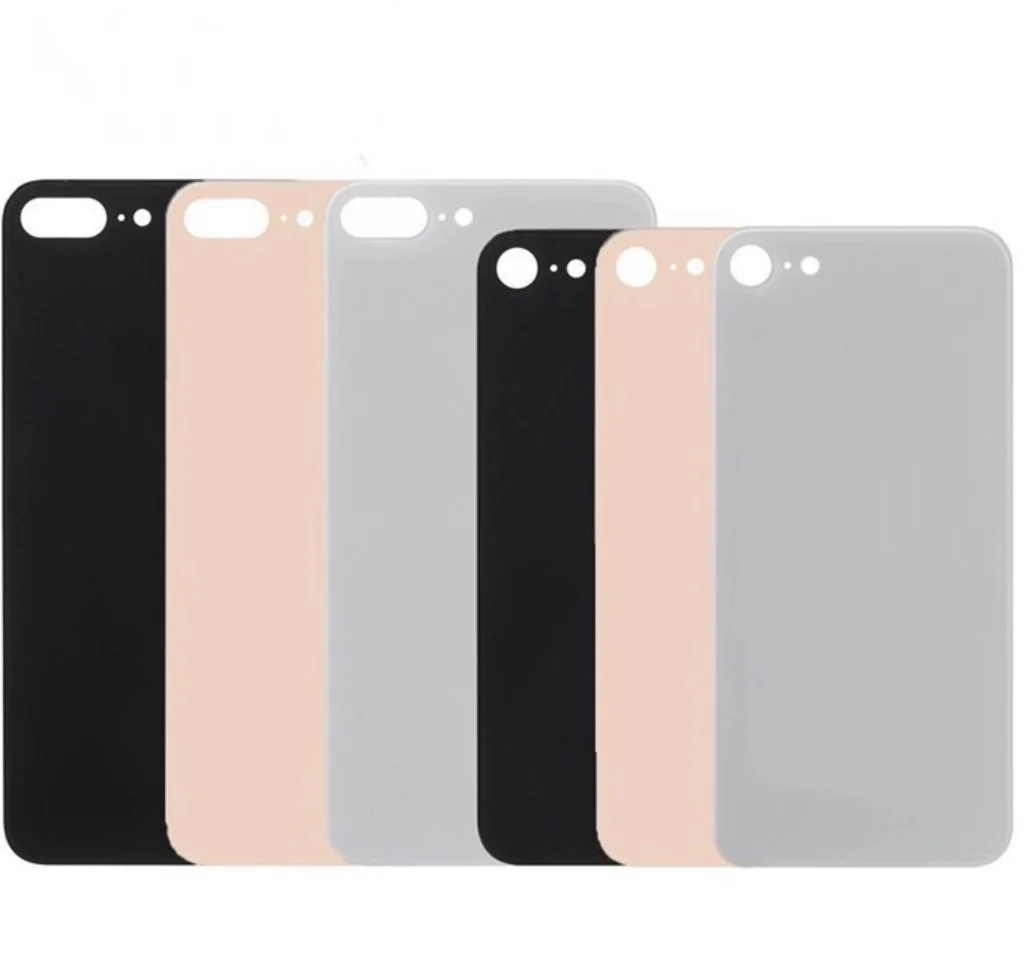 

10Pcs Best Quality Back Glass Replacement For iPhone 8 8G /8Plus 8P 8 Plus / X Battery Cover Rear Door Housing+ Adhesive Sticker