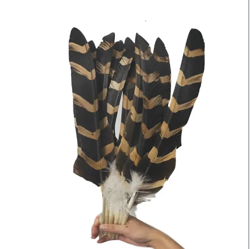 10pcs/lot Natural Eagle Feathers For Crafts 22-26inches/55-65cm Top Quality Eagle Bird Feather Decoration Diy Jewelry Plume
