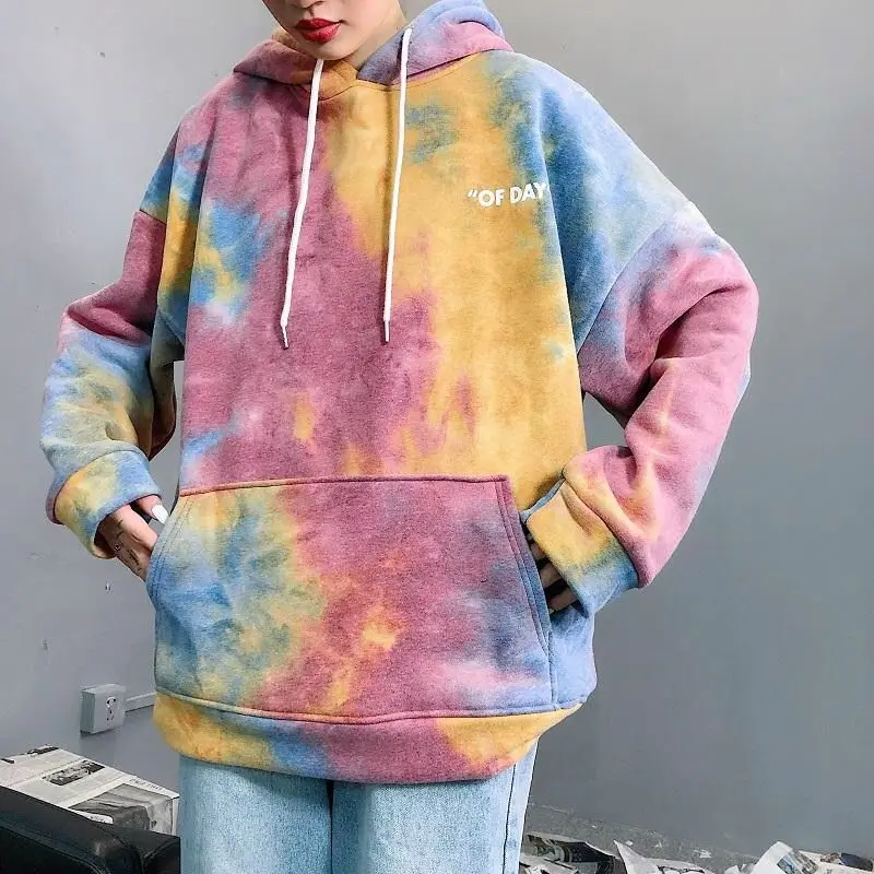 oversized tie dye hoodie
