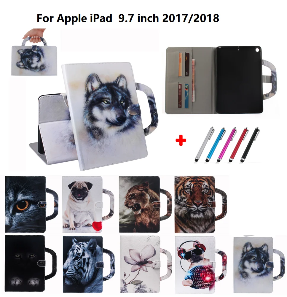 Чехол для Apple iPad 9 7 2018 6-го 5-го поколения с ручкой | Компьютеры и офис