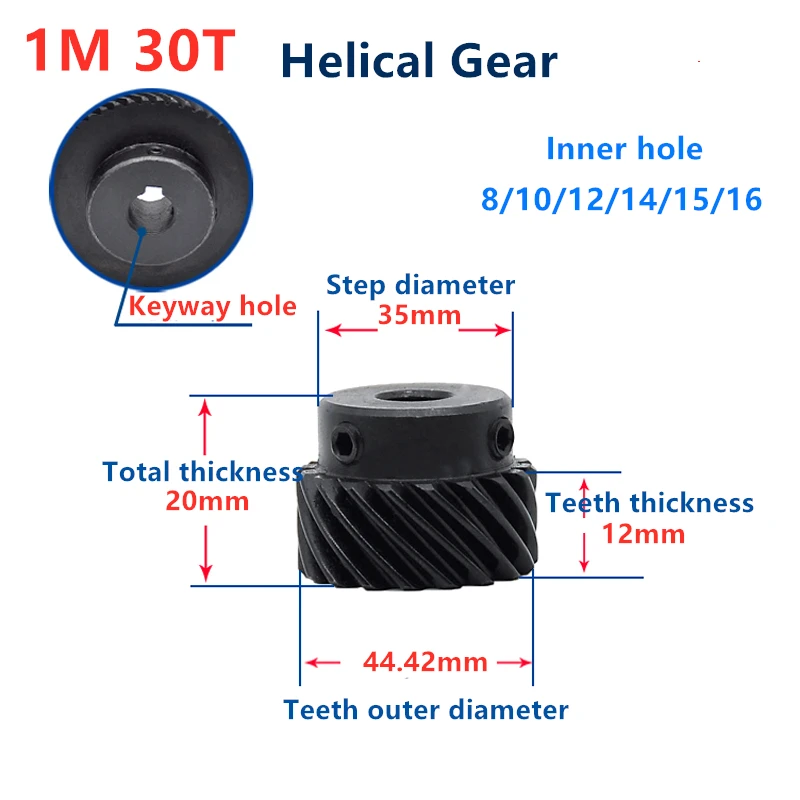 Engrenages Différentiels Complets Spirale Hélicoïdale HD FRONT - 5T 5ive 30DNT X2