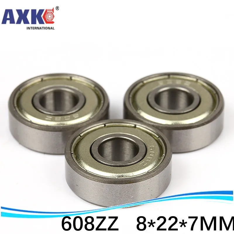 10 шт./лот 608ZZ ABEC-5 8X22X7 608Z шкив обувь специальные подшипники