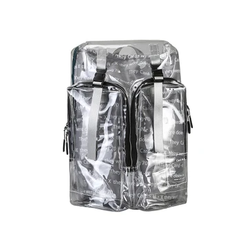 

PVC Waterproof Clear Transparent Chic Fashion Chic Backpacks Harajuku PoP