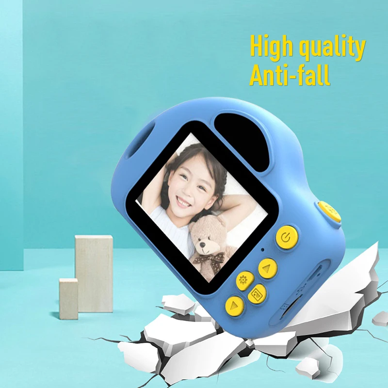 lower price 1080P Full HD Children's portable 3D Cartoon Camera Mini Dual Lens Digital Camera Mini Video Sports