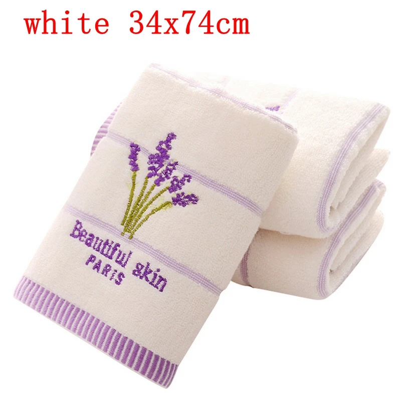 white 34x74cm DIDIHOU хлопковое однотонное банное полотенце пляжное полотенце для взрослых быстросохнущее мягкое толстое высокоабсорбирующее хлопковое Премиум турецкое полотенце - Цвет: white 34x74cm