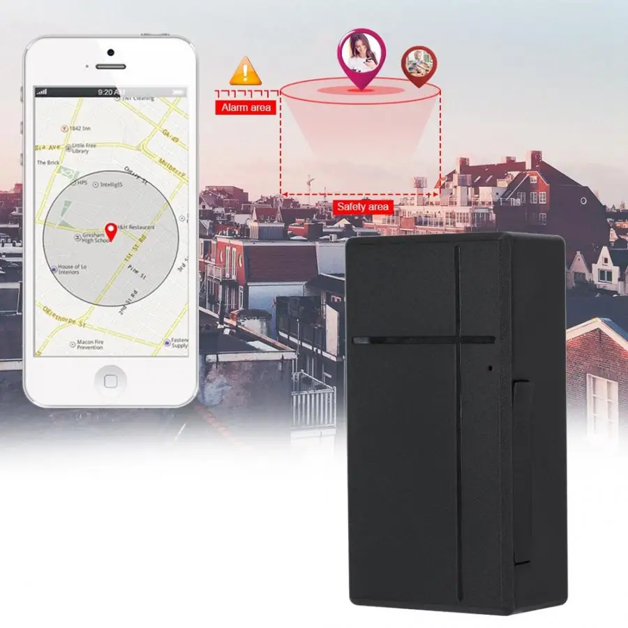 Портативный gps автомобиля gps, ASHATA gps+ 3LBS+ GPRS 3 режима позиционирования автомобиля gps локатор умный забор сигнализации gps
