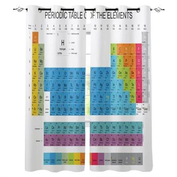 

Kitchen Curtains Periodic Table Of Elements Luxury Curtains Home Living Room Bedroom Item Window Curtain for Living Room