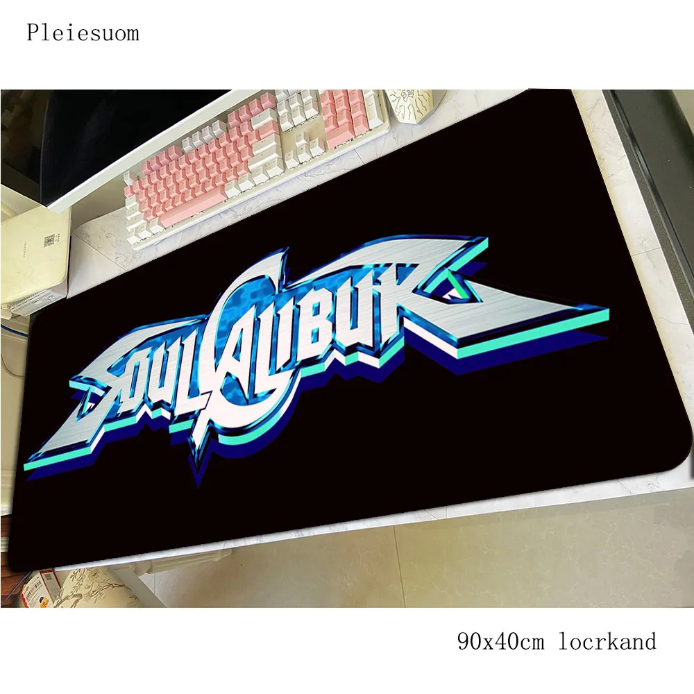 Игровой коврик для мыши Soulcalibur большой 900x400x4 мм резиновый Лидер продаж игровые