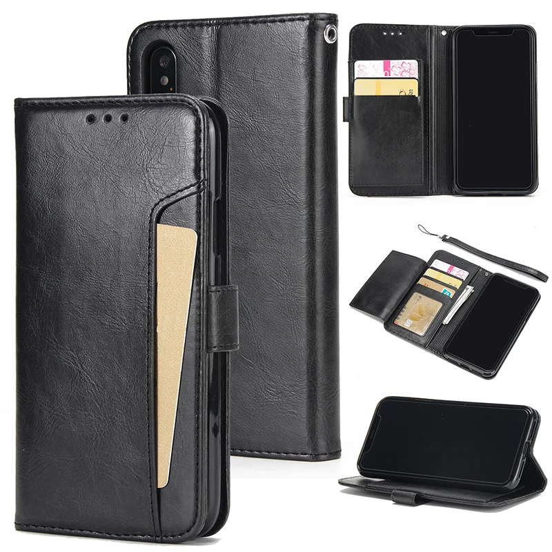 

Vintage Leather Case For iPhone 11 Pro Max 6 6S 7 8 Plus Case Wallet Flip Phone Case For iPhone X XR Xs Max Card Holder Cover