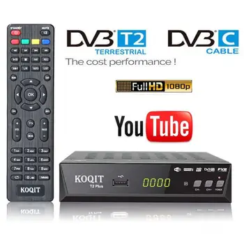 

H.265 dvb t2 Cable TV receiver dvb-t2 tuner DVBT2 dvb-c tuner DVB T2 H.264 digital TV Box decoder Wifi USB Youtube set top box