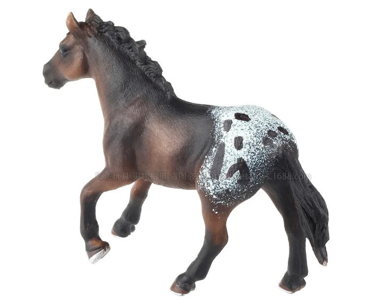 Бутик животных модель игрушки Appaloosa лошадь ранчо лошадь модель игрушки животные Гараж Комплект Модель