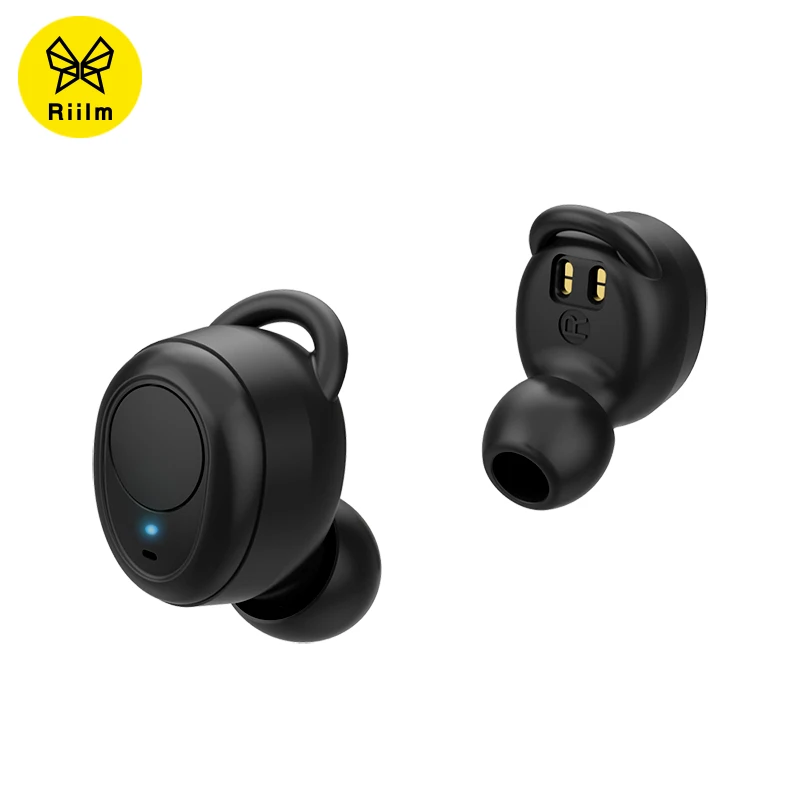 Водонепроницаемые bluetooth-наушники Riilm с IPX5 T2, настоящие беспроводные стерео bluetooth-наушники с hifi громкой связью