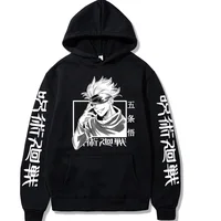 Jujutsu Kaisen Hoodie Hip Hop Anime Pullovers Tops Loose Long Sleeves Autumn Man Cloth 1