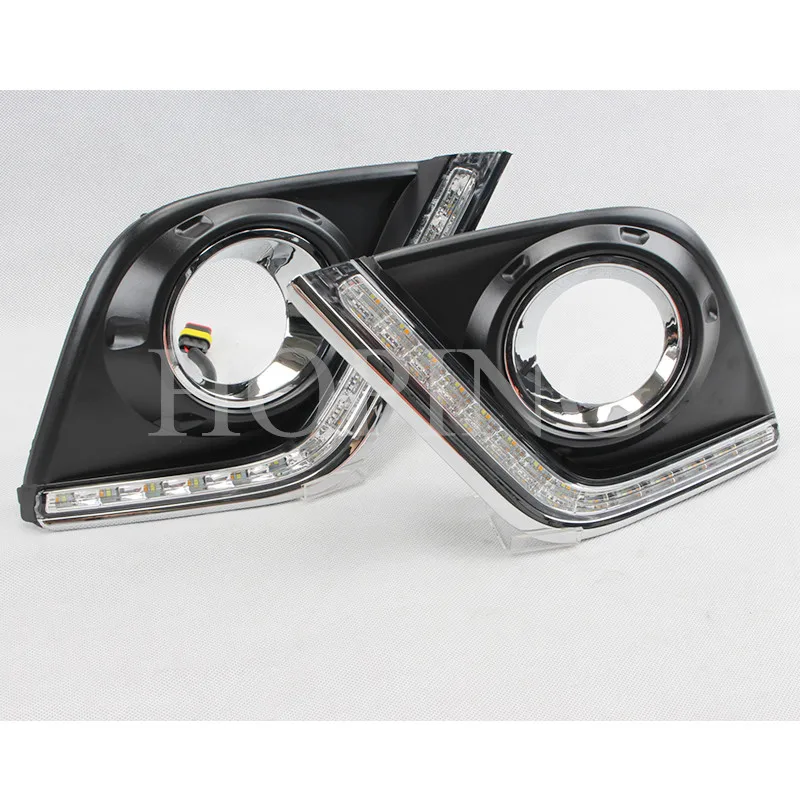  1 Set High Quality LED Front Bumper DRL Fog Light Harness Set For TOYOTA HILUX REVO 2015 2016 World - 4000394672355