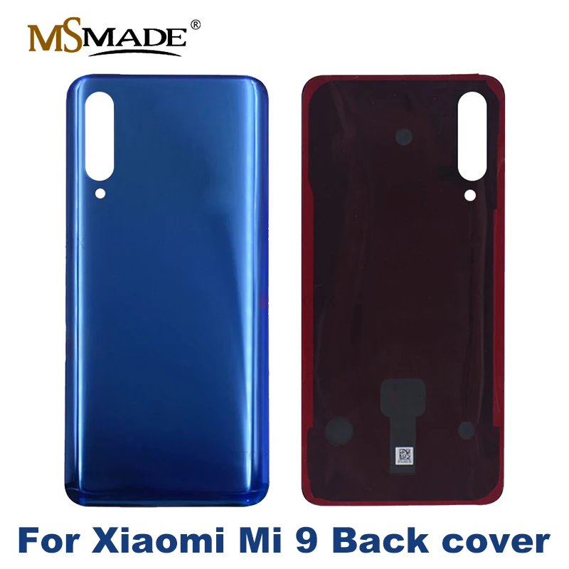Крышка батарейного отсека для Xiaomi Mi9 Задняя стеклянная крышка корпуса Mi 9