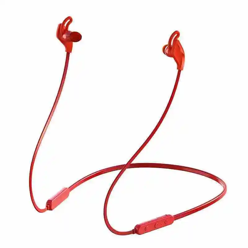 Wireless Bluetooth 5.0 Earphone In-Ear With Mic Sports Waterproof Music Earplug Gift Necklace Headset for IPhone Huawei Samsung - Цвет: Orange