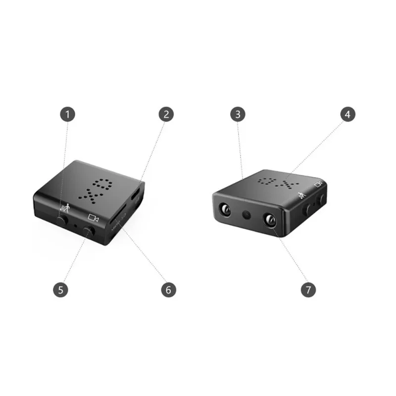 Мини камера HD 1080P видеокамеры микро камера Видео Диктофон DV DVR ИК ночного видения камера с детектором движения