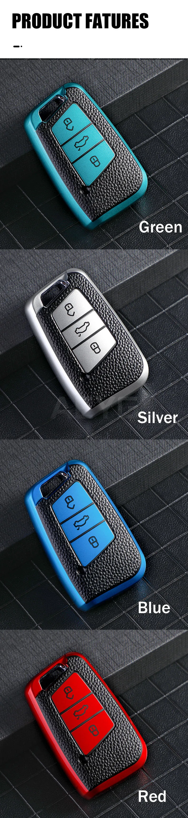 Cover Chiave/telecomando per VW Volkswagen Passat B8 Magotan Golf For Skoda Kodiaq Superb A7 Keychain Auto Accessories - Hbc01ee105844460482b946facb507508W