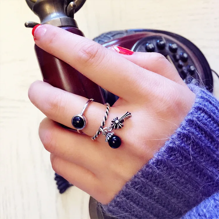 GENUINEGEM, новое модное серебряное Ювелирное кольцо 925, 6 мм, круглые кольца с голубым песком для женщин, юбилейные вечерние ювелирные украшения, подарки