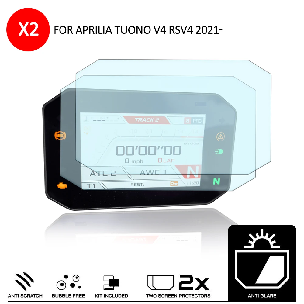 Fit For Aprilia Tuono V4 rsv4 2021 - Motorcycle Accessories Scratch Cluster Screen Dashboard Protection Instrument Film for suzuki v strom800 v strom 800 accessories cluster scratch protection film screen protector instrument dashboard film