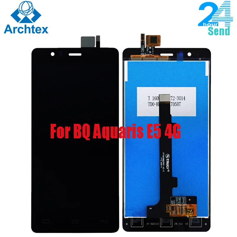 For BQ Aquaris E5 4G 0982 TFT5K0982FPC-A2-E 100% Original LCD Display and TP Touch Screen Digitizer Assembly With Frame 5.0 inch | Мобильные