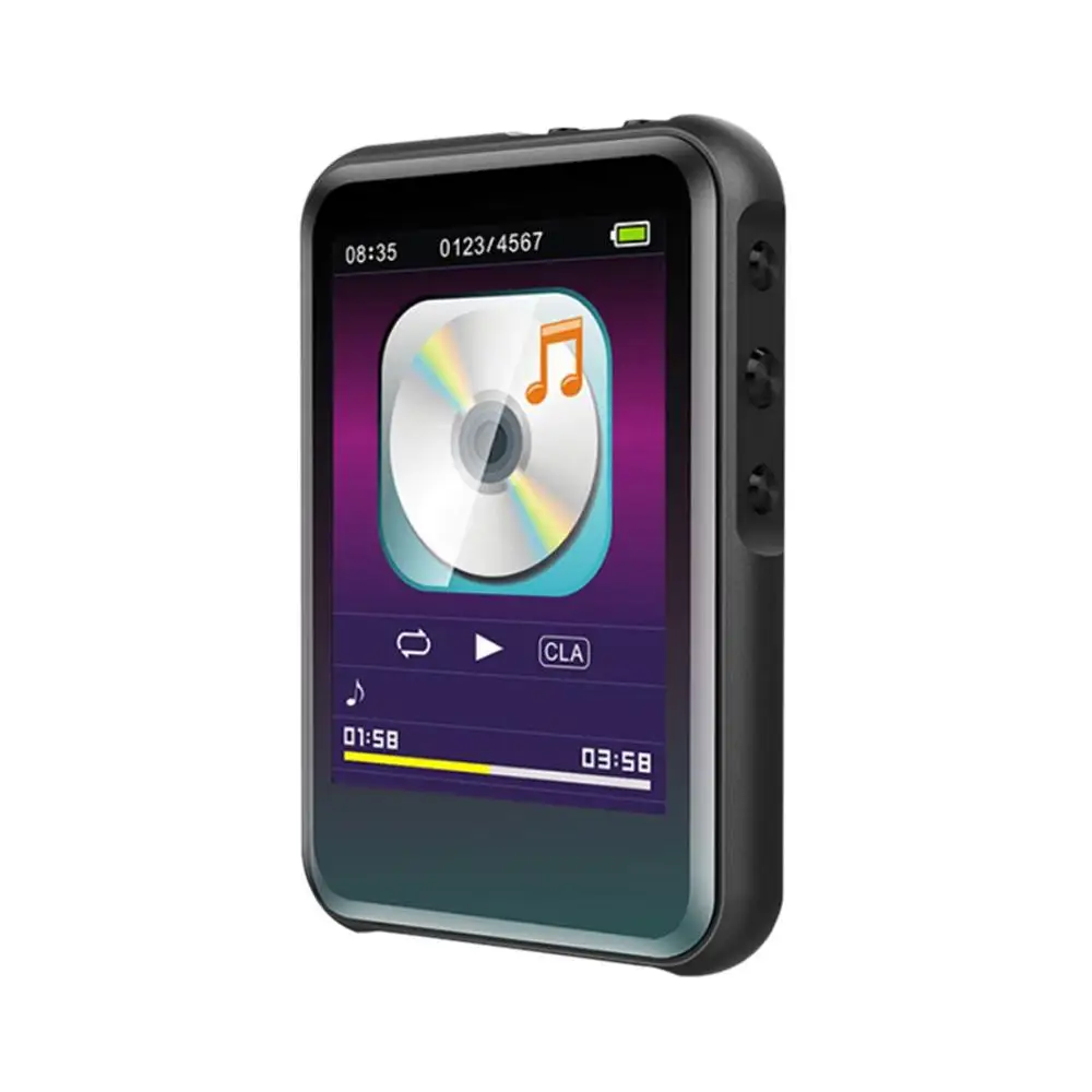 Мини диктофон MP4 плеер 2,4 дюймов lcd полный экран Bluetooth музыкальный плеер стерео портативный тонкий MP3 MP4 плеер