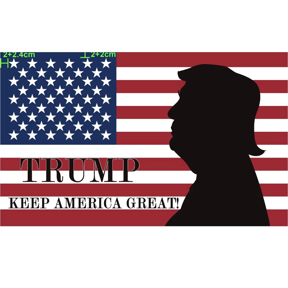 Флаг США 150x90 см Трамп флаг двухсторонний Печатный флаг "Трамп" держать Америку отлично подходит для президент США