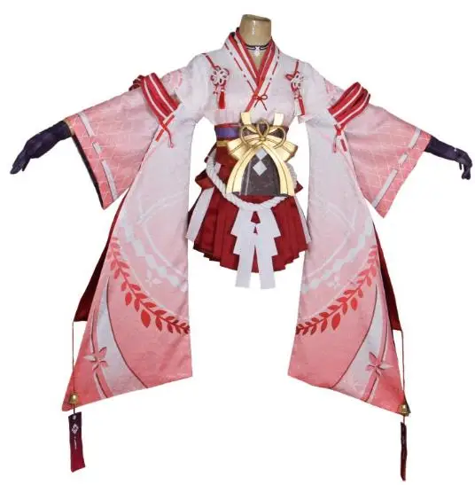 Индивидуальный размер Onmyoji демонический нож девушка Yoto Hime Youtouhime костюм кимоно для косплея платье wafuku Униформа аниме одежда костюмы COS - Цвет: costume