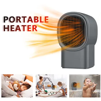 

Winter Fast Heating Electric Wall Heater Mini Portable Personal Space Warmer Adjustable Heating Camping Any Place for Indoor