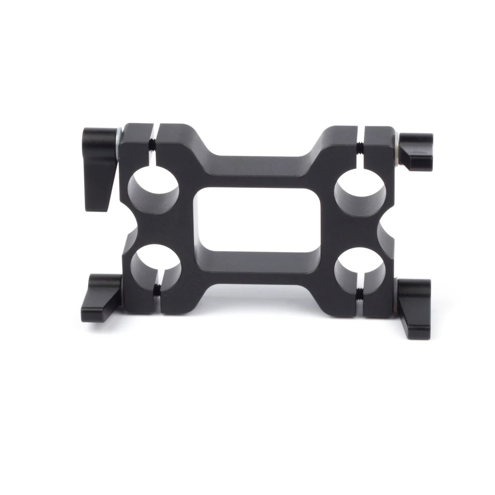 4-Holes 25mm Rising Riser 15mm Rod Clamp fr LWS light Studio Support Rail DSLR Rig Follow Focus 4K 8K Film Camera Photo Tripod