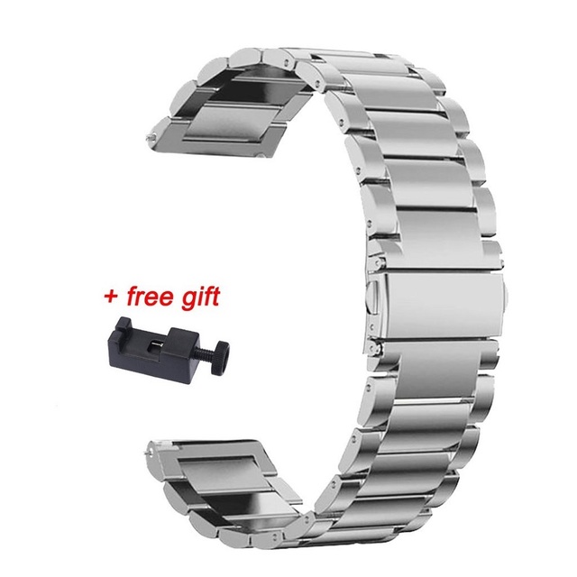 Steel Strap For Samsung Galaxy Watch 4 classic 42mm/Active 2 44mm 40mm/Watch3 45mm 41mm Metal Band Watchband Bracelet