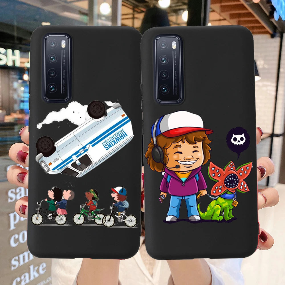 Мягкий чехол PUNQZY из ТПУ с изображением странных вещей оболочка для телефона Samsung