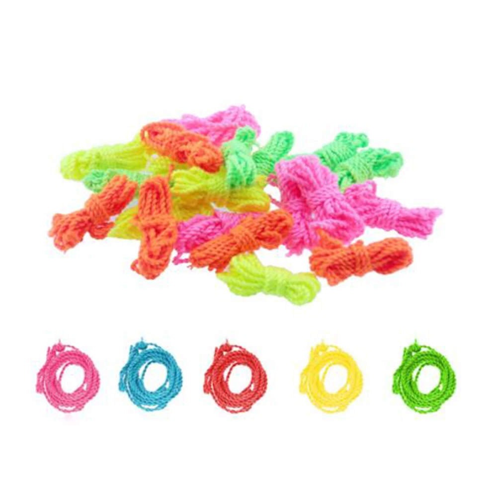 25Pcs/Pack Magicyoyo 100% Polyester Professional Yoyo Strings For Responsive And Unresponsive Yoyo Ball Rope String Random Color