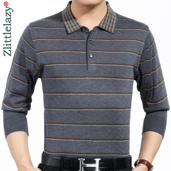 

2019 brand casual striped fitness long sleeve polo shirt men poloshirt jersey luxury mens polos tee shirts dress fashions 81007