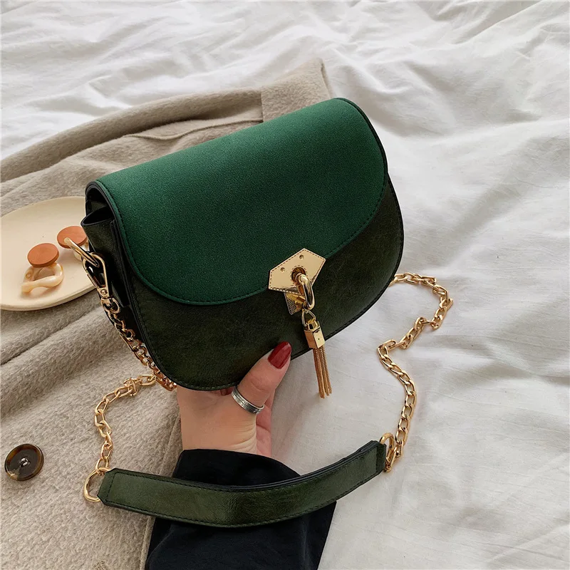 

Saddle Bag Series 2019 New Style Small CK WOMEN'S Bag Flagship Store Official Website Qualified Fashion Tassel Shoulder Women's