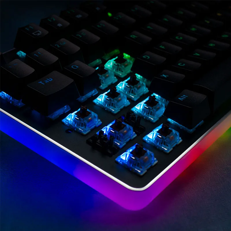 RK918 ROYAL KLUDGE игровая механическая клавиатура USB Проводная 108 клавиш с RGB подсветкой