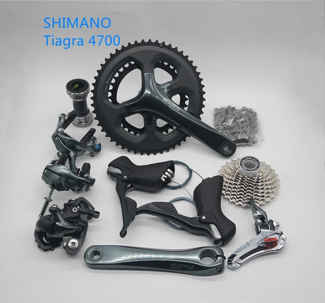 SHIMANO Tiagra Groupset 4700 Derailleurs ROAD Bicycle 2x10s 20 Speed 50-34  52-36T 20s derailleur kit