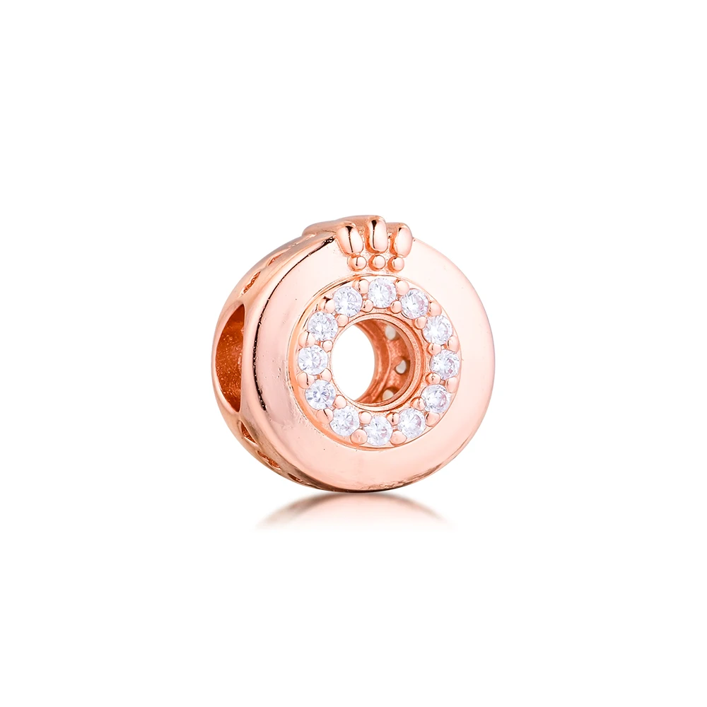 

Открытый Центр Pave Crown O Charms для изготовления ювелирных изделий, подходит для оригинальных серебряных браслетов, аксессуаров для женщин, DIY бусины, ювелирные изделия
