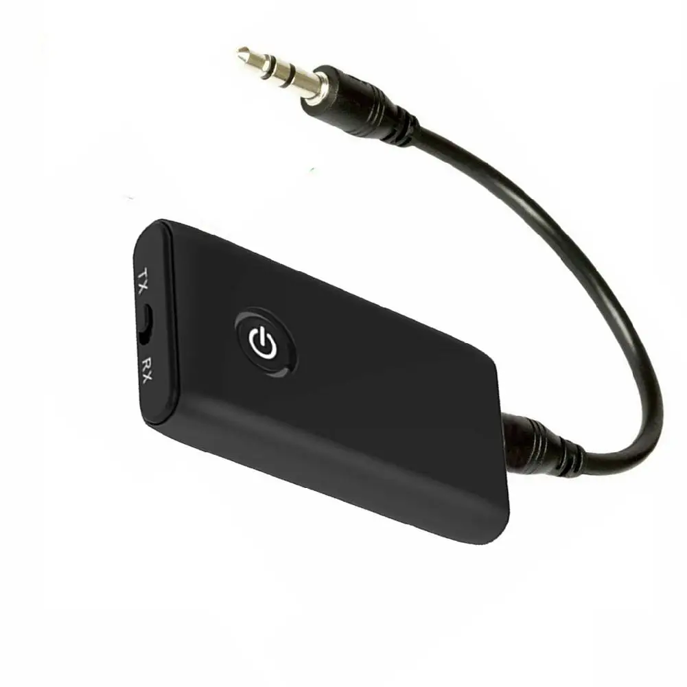 HiMISS B10S 2-in-1 Wireless Transmitter Receiver 3.5mm AUX HiFi Music Audio Adapter Bluetooth5.0 Home/Car Stereo Device