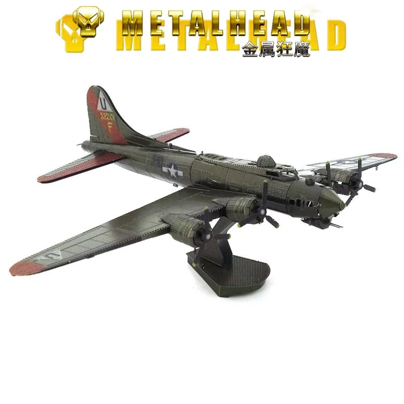DIY металлическая головоломка Сборная модель B17 бомбардировщик