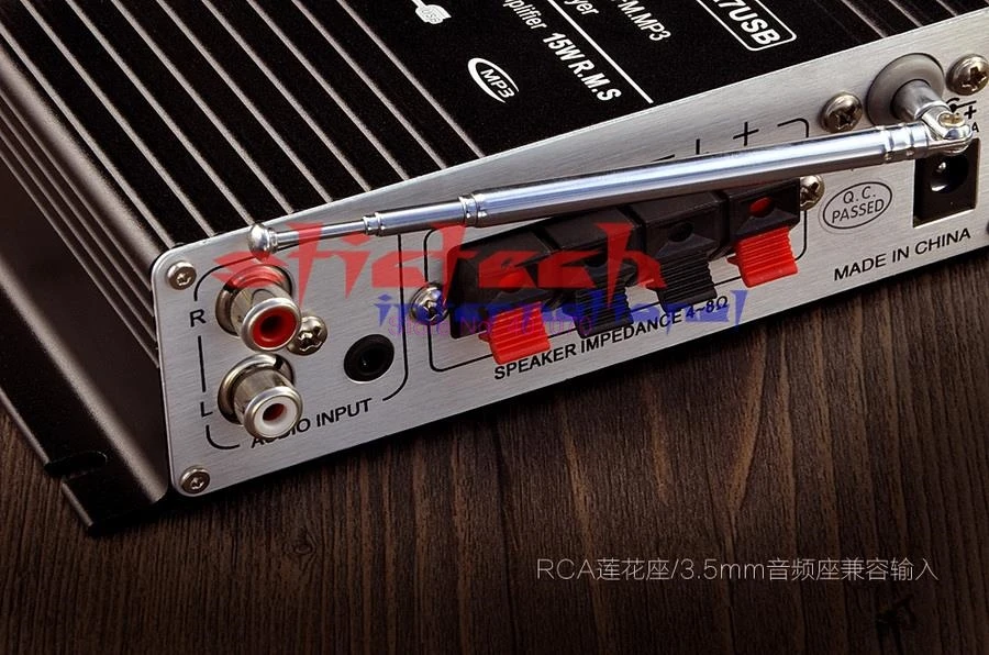 От DHL или Fedex 50 pcs lepy music 12v усилитель Hi-Fi стерео A7USB fm Усилитель мощности домашний